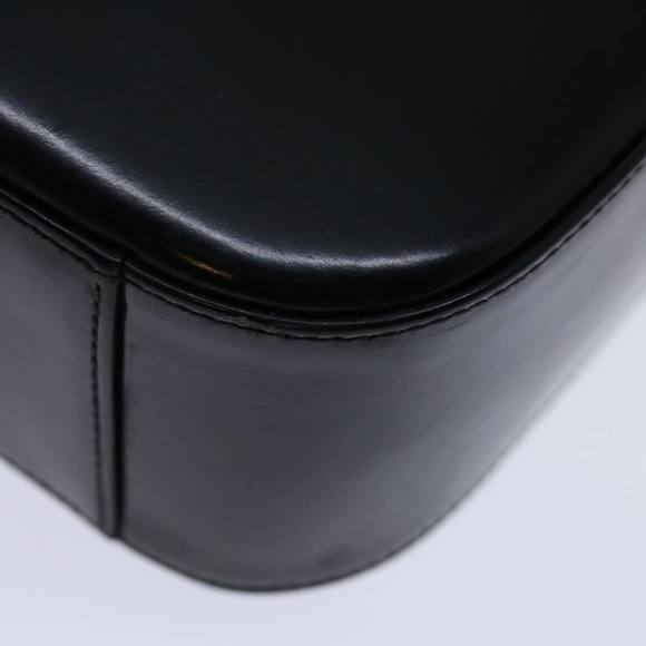 GUCCI Interlocking Hand Bag Patent leather Black 007 2023 0249 Auth ti1576 - Picture 16 of 16